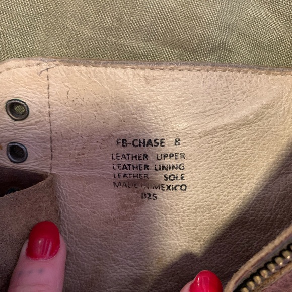 Free Bird Chase Leather Combat Boots - Picture 5 of 5